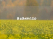 德信德州扑克装备