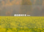 德信德州扑克 chen