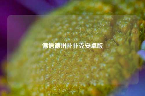 德信德州扑扑克安卓版